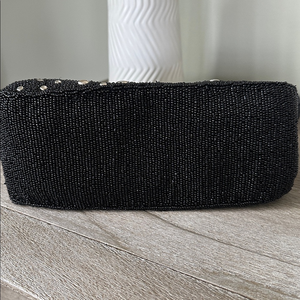 Anthropologie Asymmetric Beaded & Studded shoulder bag - Picture 7 of 11